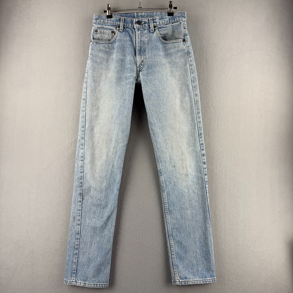 Vintage Levis Jeans Mens 31x34 (Fits 29x33 ) 80s 505 Blue Denim Made in USA